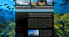 Desktop Screenshot of amba-malediven.com